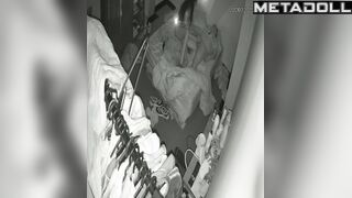 Skinny girl adores fucking with the lights off, bedroom video