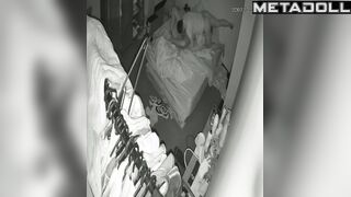 Skinny girl adores fucking with the lights off, bedroom video