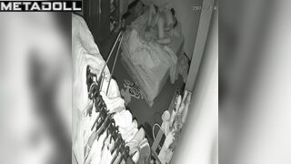 Skinny girl adores fucking with the lights off, bedroom video