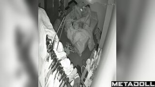 Skinny girl adores fucking with the lights off, bedroom video