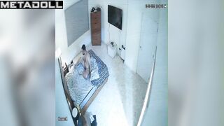 They had a sudden sex after a long break, bedroom video
