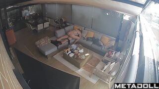 Blonde made him blowjob before cowgirl fuck, watch