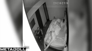 Skinny lady enjoying strong cock her bald & sexy lover