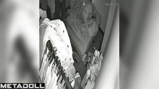 They enjoying safe sex with a condom, bedroom tape