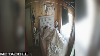 They fucking lazy under the blanket and having fun