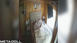 Milf and old fart fucking under the blanket and having fun