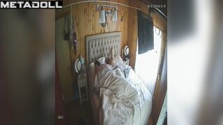 Milf and old fart fucking under the blanket and having fun