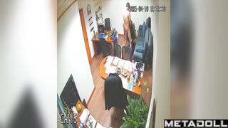 Colleagues locked themselves in the office and licked each other