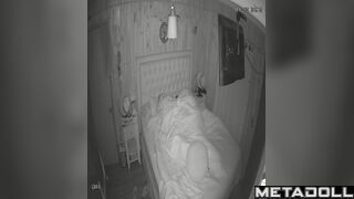 Milf and old fart had lazy sex under the blanket, look