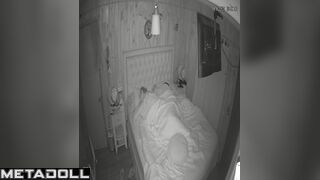 Milf and old fart had lazy sex under the blanket, look