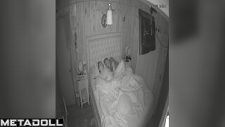 Milf and old fart had lazy sex under the blanket, look