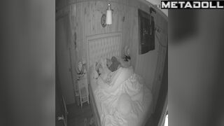 Milf and old fart had lazy sex under the blanket, look
