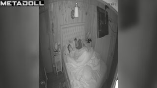 Milf and old fart had lazy sex under the blanket, look