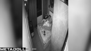 Girl watching movie with favorite Hollywood star and masturbating