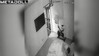 He hugged her tightly and started fucking hot (after work)