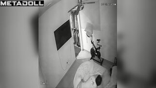 He hugged her tightly and started fucking hot (after work)
