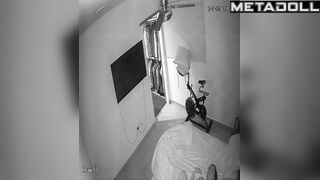 He hugged her tightly and started fucking hot (after work)