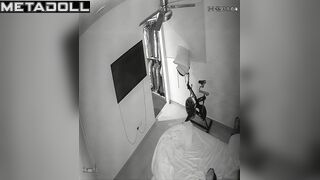 He hugged her tightly and started fucking hot (after work)