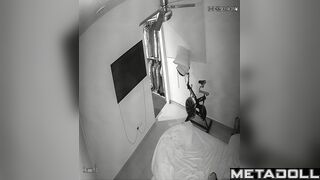 He hugged her tightly and started fucking hot (after work)