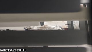 Stranger watching naked babe in the bathroom right now