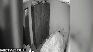 He held her by the hair and fucked gently, secret cam