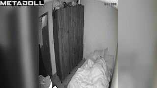 He held her by the hair and fucked gently, secret cam