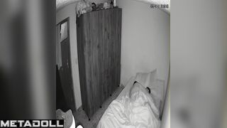 He held her by the hair and fucked gently, secret cam