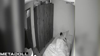 He held her by the hair and fucked gently, secret cam