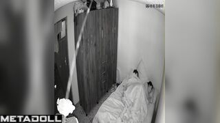 Warm hugs after passionate sex, bedroom hidden tape