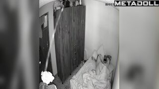Warm hugs after passionate sex, bedroom hidden tape