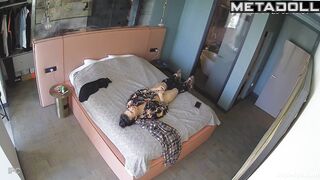 Sexy and lonely babe masturbating on lesbian video