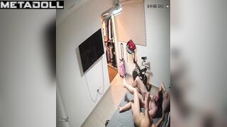 They didn't even have time to unpack their suitcases before started fucking