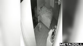 When she jumps on him, he imagines a skinny sexy woman