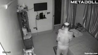 Guy fucked his wife in all positions / hidden camera