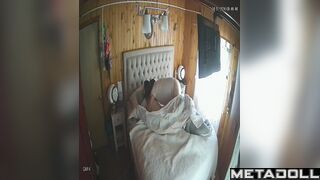 This middle-aged guy constantly wants to fuck, bedroom scene