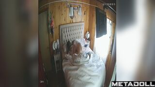 This middle-aged guy constantly wants to fuck, bedroom scene