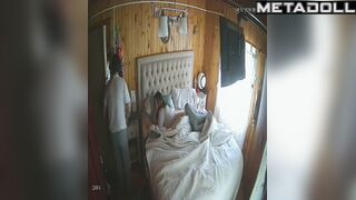This middle-aged guy constantly wants to fuck, bedroom scene