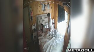 This middle-aged guy constantly wants to fuck, bedroom scene