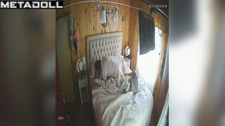 This middle-aged guy constantly wants to fuck, bedroom scene