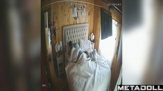 This middle-aged guy constantly wants to fuck, bedroom scene