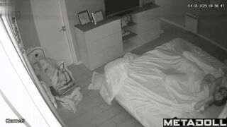 Slim guy fucking his juicy girlfriend, hidden camera