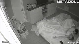 Slim guy fucking his juicy girlfriend, hidden camera