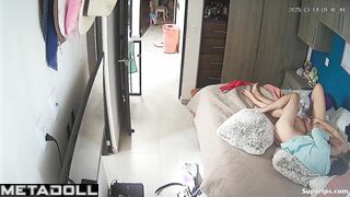 Blonde and brunet enjoying each other on siesta, watch