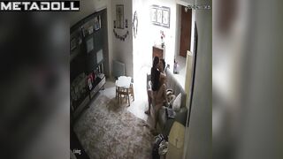 Young couple fucking on the soft sofa (hidden scenes)
