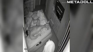 Boyfriend and girlfriend enjoying oral sex during tv watching