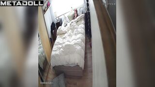 Young girl masturbating on photo her handsome ex-boy