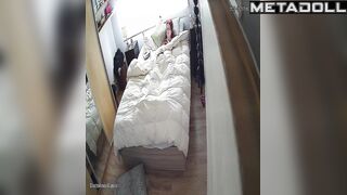 Young girl masturbating on photo her handsome ex-boy