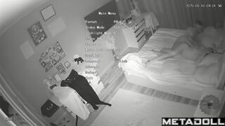 Skinny couple getting pleasure to each other at the same time