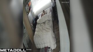 Hidden cam in their bedroom fixed funny and energy movements
