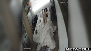 Hidden cam in their bedroom fixed funny and energy movements